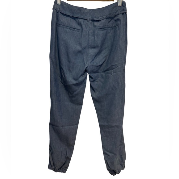 Vince jogger pants with diagonal button and tie waist size 2 - Picture 2 of 3